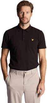 Sport SS polo heren Zwart - L