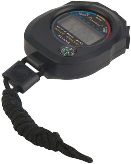 Sport Stopwatch Professionele Walking Stap Running Handheld Digital Lcd Chronograaf Counter Timer Met Riem Geen Stappentellers