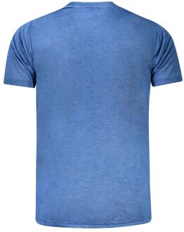 Sport T-shirt Korte Mouwen Blauw