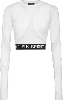 Sport Top Multicut Wit - L