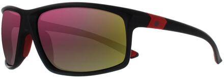 Sport Unisex Mat Zwart Rood Grijs SA2210 - maat