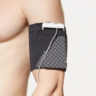 Sport Unisex Reflecterende Armband Pols Zak Anti-Diefstal Persoonlijke Handtas Opslag Q1FF wit