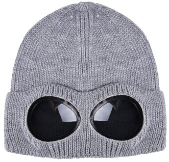 Sport Wandelen Ski Cap Unisex Wol Gebreide Goggles Sneeuw Koude Protector Warme Herfst Winter Sport Cap Thermische Warmte Keeper Oor