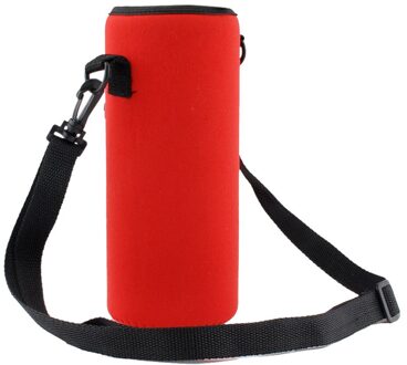 Sport Water Fles Cover Neopreen Isolator Sleeve Bag Case Pouch Voor 1000Ml Draagbare Vacuüm Cup Sport Camping Accessoires # y2 rood