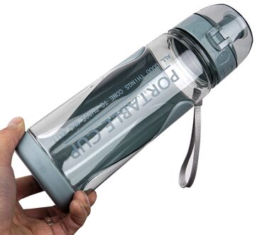 Sport Water Flessen Gym Lekvrije -Proof Draagbare Shaker Mok Outdoor Reizen Waterkoker Plastic Drink Water Cup bpa Gratis