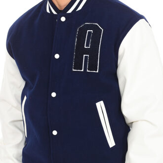 Sportartikelen AT-FW22-001 heren honkbaljack Blauw - 2XL