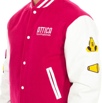 Sportartikelen AT-FW22-008 heren baseballjack Fuchsia - S