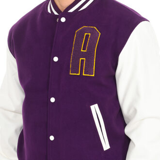 Sportartikelen AT-FW22-009 heren honkbaljack Lila - S