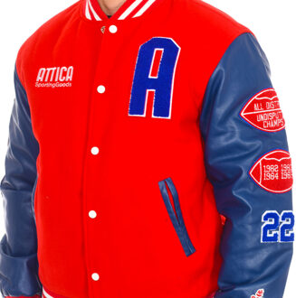 Sportartikelen AT-FW22-017 heren baseballjack Rood