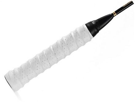 Sportartikelen Handvat Zweetabsorberende Geperforeerde Anti-Slip Ademend Breien Grip Tape Badminton Racket Accessoires wit