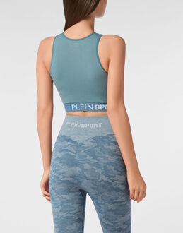 Sportbeha Logo Blauw