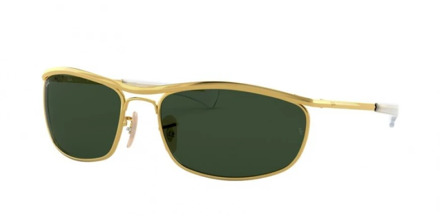 Sportbrillenshop - Ray-Ban Olympian Gold/ Classic Green G15 Maat: Large (62) - Zonnebril -  - RB3119M 001/31