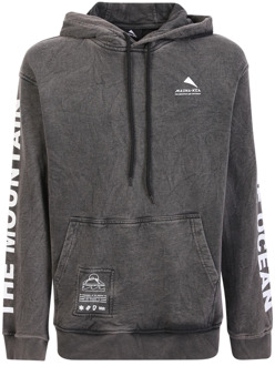 Sportieve Grijze Sweatshirt met Capuchon en Logo Print Mauna Kea , Gray , Heren - L,M,Xs