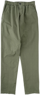 Sportieve Papertouch Chino's White Sand , Green , Heren - L,S
