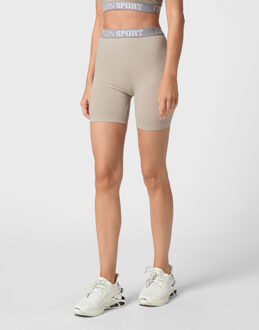 Sportieve Shorts Logo Donkergrijs - XS