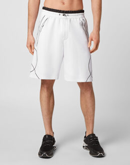 Sportieve Shorts Scratch Wit/Zwart - 2XL