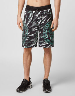 Sportieve Shorts Tiger Zwart/Groen
