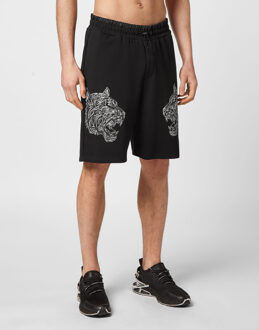 Sportieve Shorts Tiger Zwart
