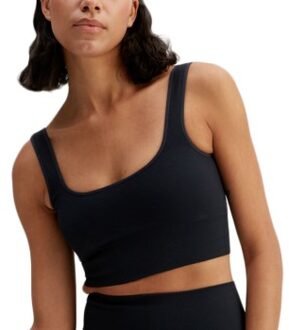 Sports Bra Rib Zwart - M/L,XL/XXL,XS/S