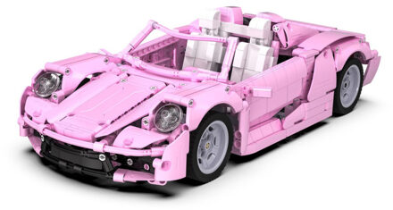 Sports Car - Pink Holiday Constructiespeelgoed