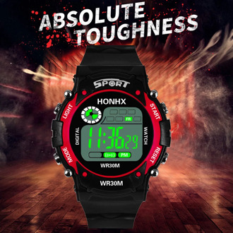 Sports Children Watch Outdoor Military Digital Alarm Clock Fashion Student Wrist Watches Boy Kids Luminous 5-18 Year Old Hour FD