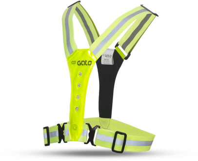 Sports Led Safer Sport vest - hardloop verlichting - Neon Yellow