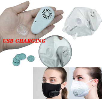 Sports Mini New Particle Mask Replaceable And Reusable Breathable Comfort Small And Portable For USB Charging Mask