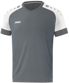 Sportshirt - Maat 116  - Unisex - grijs,wit
