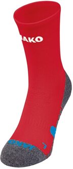 Sportsokken - Maat 43-46 - Unisex - rood/grijs/blauw