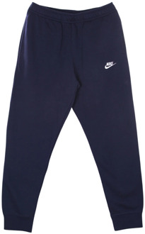 Sportswear Club Broek - Mannen - donkerblauw - wit