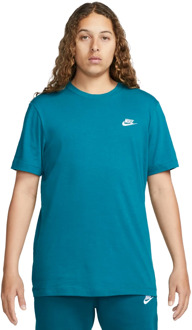 Sportswear Club Shirt Heren blauw/groen - XL