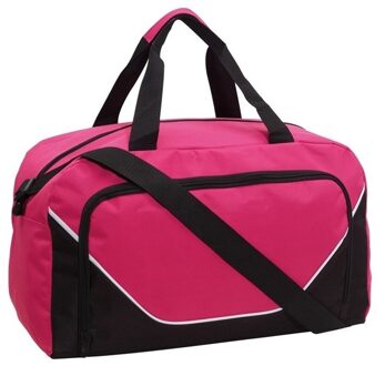 Sporttas 29 liter roze/zwart - Sporttassen