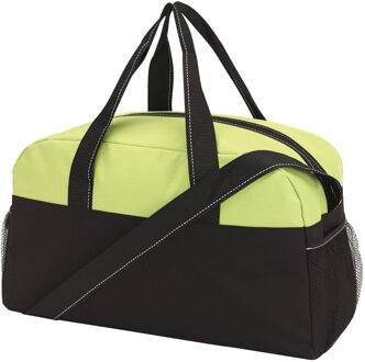 Sporttas Fitness Master - 45 x 19 x 26 cm - 22 liter - groen/zwart Lime
