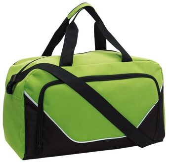 Sporttas/reistas - 29 liter - groen/zwart - Sporttassen - Weekendtassen - Voetbaltassen Lime