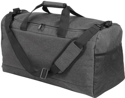 Sporttas/weekendtas met schoenenvak - grijs - 54 x 31 x 26 cm - 40 liter - Reistassen