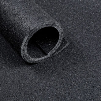 Sportvloer rol van 10 m2 - Dikte 10 mm - Asfaltlook zwart