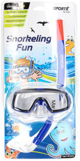 SportX Kids Snorkelset Comfort Blauw