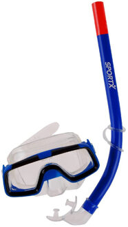 SportX Snorkelset blauw voor kids - Snorkelsets Multikleur