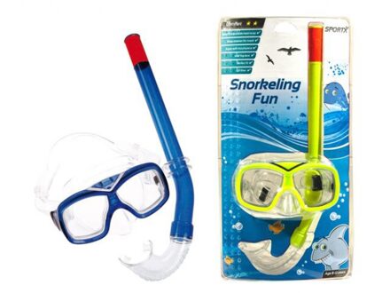 SportX snorkelset Comfort junior geel