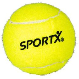 SportX Tennisballen voor honden - 3x stuks - geel - buiten speelgoed - honden trainen