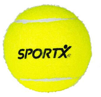 SportX Tennisballen voor honden - 3x stuks - geel - buiten speelgoed - honden trainen