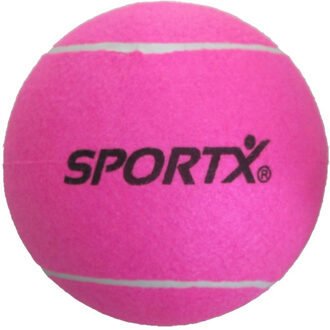 SportX XL tennisbal - roze - D22 cm - Tennisballen