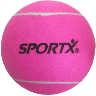 SportX XL tennisbal - roze - D22 cm
