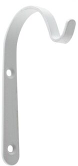 Spot 1/4/10 Pcs Opknoping Mand Beugels Metalen Sterke Buiten Muur Tuin Haak Decoratie Hogard 1stk wit