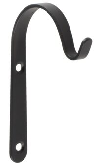 Spot 1/4/10 Pcs Opknoping Mand Beugels Metalen Sterke Buiten Muur Tuin Haak Decoratie Hogard 1stk zwart