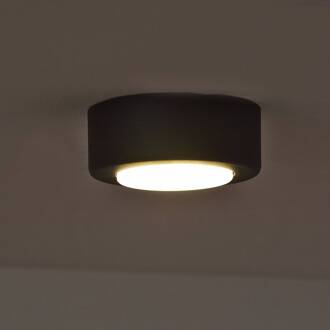 SPOT 53 plafondspot, zwart, Ø 11,5 cm, metaal, GX53