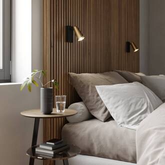 spot Angelina, messing/goud, metaal, 1-lamp. messing, goud, zwart