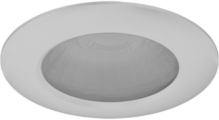 Spot Armatuur GU10 - Pragmi Surge - GU10 Inbouwspot - Rond - Mat Zilver - Aluminium - IP65 - Ø90mm