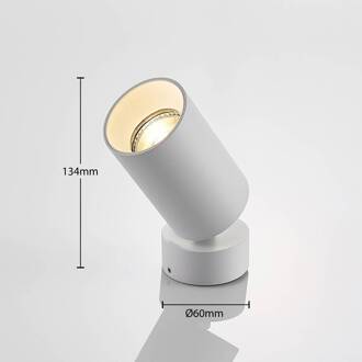 spot Brinja, rond, wit, 1-lamp, GU10, aluminium