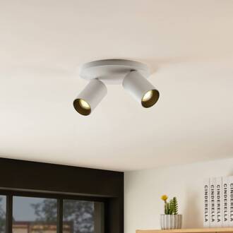 spot Brinja, wit, rond, Ø 6 cm, 2-lamps, GU10